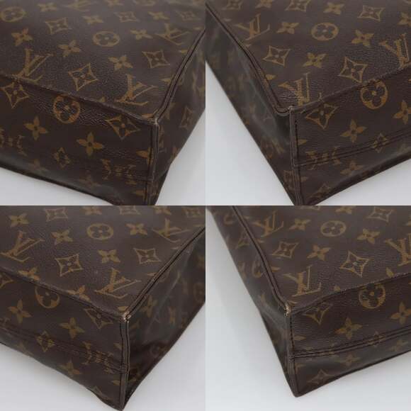 LOUIS VUITTON Monogram Sac Plat Hand Bag M51140 - Picture 10 of 12